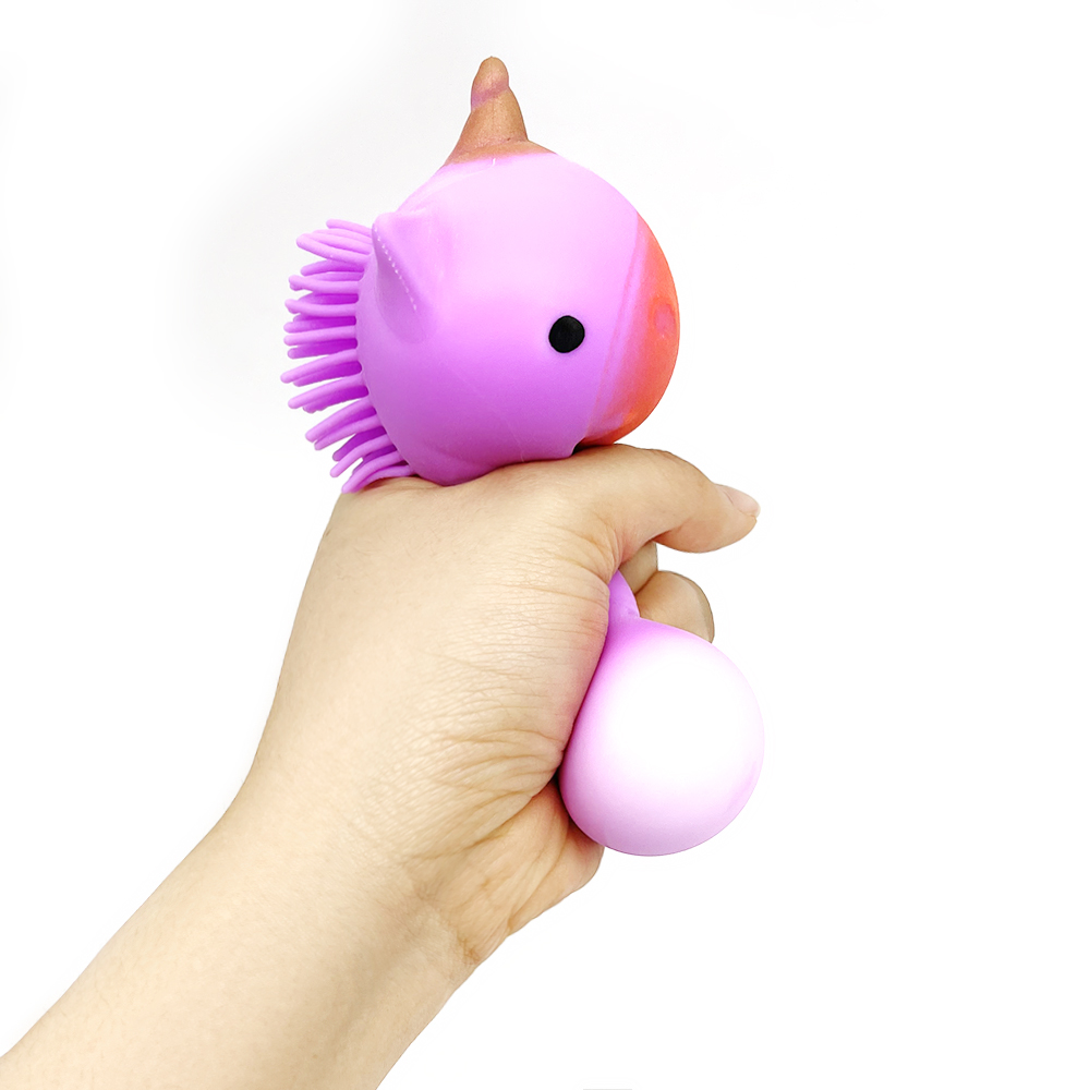 Unicorn Stress Balls Squishy Fidget Toys para niños adultos 