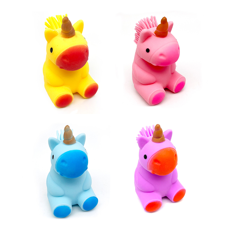 Unicorn Stress Balls Squishy Fidget Toys para niños adultos 