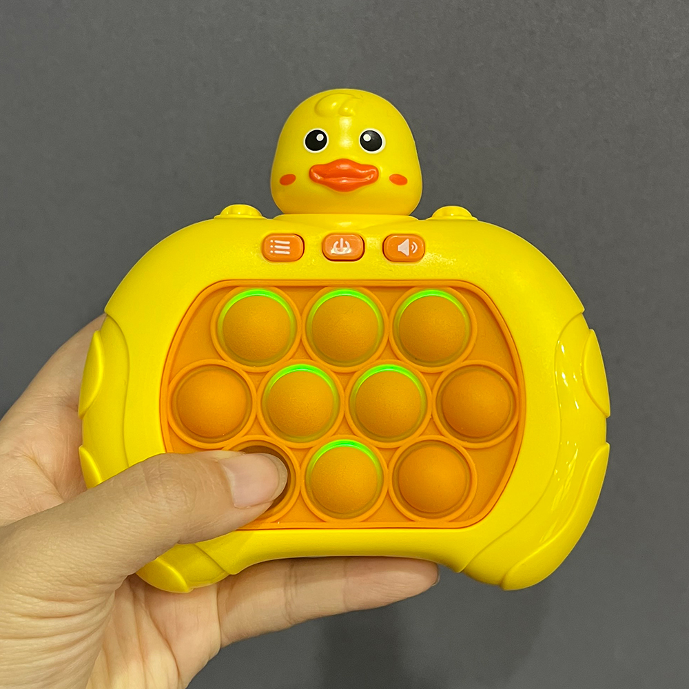 Máquina de juego de rompecabezas de juguete de juego de empuje rápido de pato