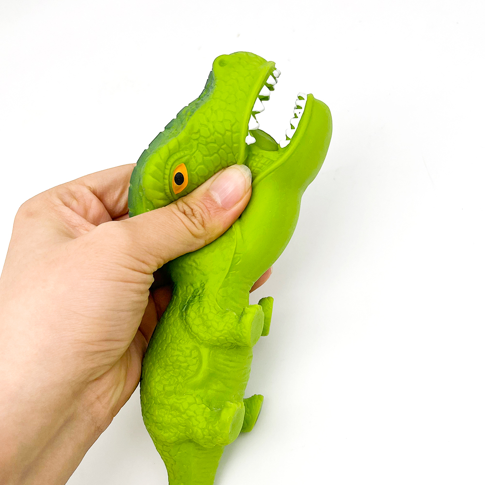 Lindo dinosaurio lleno de arena Squishy Stress Toys descomprimir juguete para apretar