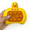 Máquina de juego de rompecabezas de juguete de juego de empuje rápido de pato