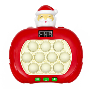 Juego de empuje rápido navideño Pop It Sensory Fidget Toys