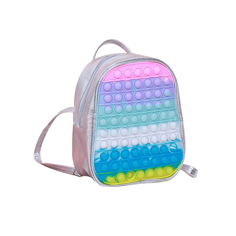 Mochila grande Pop Fidget Pop It bolso escolar niños lindos 