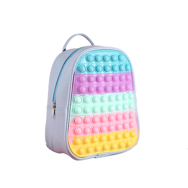 Mochila grande Pop Fidget Pop It bolso escolar niños lindos 