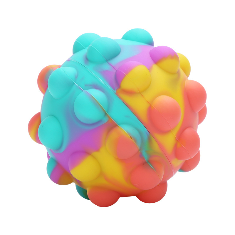 Juguete sensorial Push Pop Bubble Ball Fidget colorido